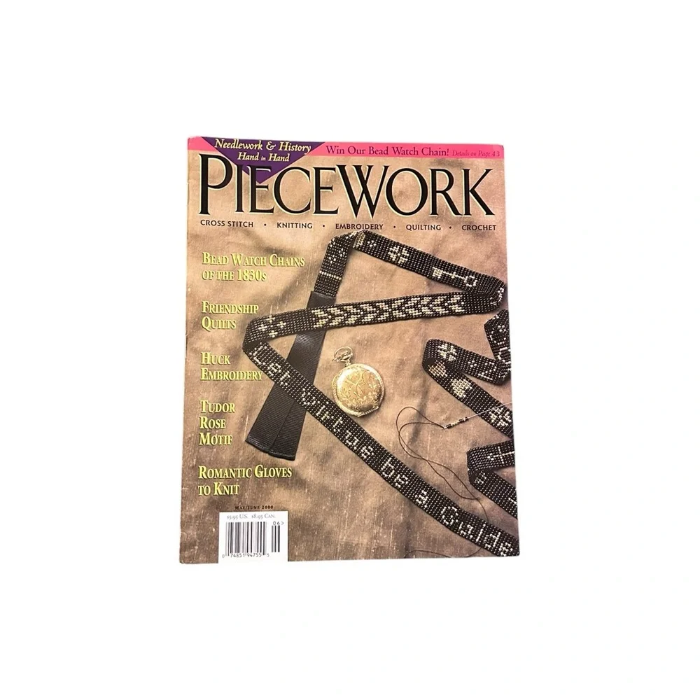 Piecework Magazine Complete Year 2000 Lot of 6 Vintage Knitting Needlework Art